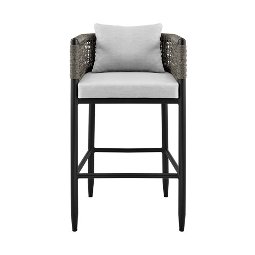 Scotia 30" Patio Bar Stool with Cushion AllModern